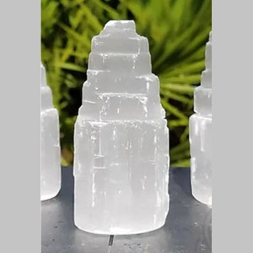 Mini Torre Catedral de Selenite | Unidade - ZenNatural