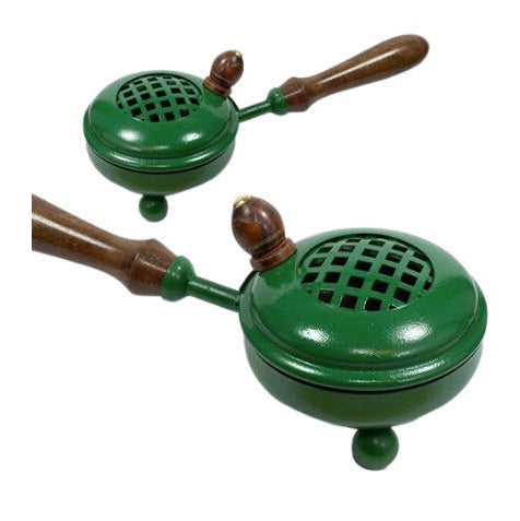 ZeNNatural_Queimador Braseiro Metálico – Verde