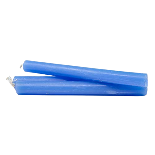 Conjunto de Velas de 15 cm (Peso 1KG) - Azul-Clara l | 38/40 velas - ZenNatural
