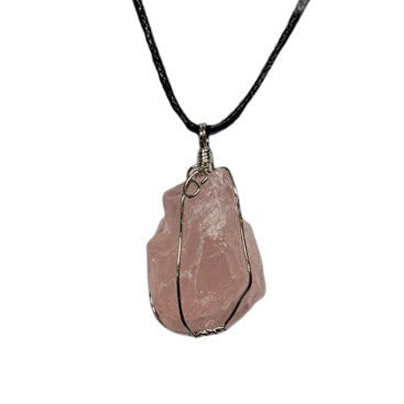 ZenNatural_Fio com Quartzo Rosa em Bruto