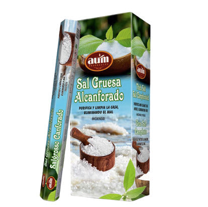 ZenNatural_Incenso – Sal Grosso Canforado (CAIXA HEX)