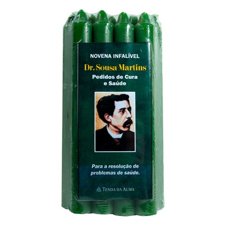 VELA Novena - Dr. Sousa Martins | 1 Pack com 9 Velas - ZenNatural
