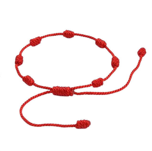 Compre 2 Pulseiras 7 Nós Vermelha e Receba 1 Grátis! 🔴✨