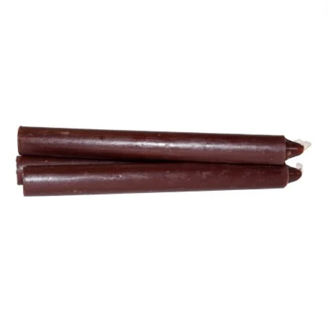 Vela de 20 cm - Castanha | 1 Unidade |  20 cm de altura X 20 mm - ZenNatural