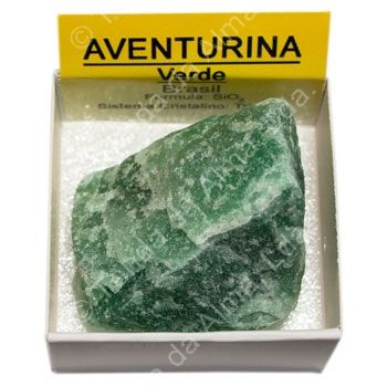 Aventurina Verde Natural | Unidade | 4X4cm - ZenNatural