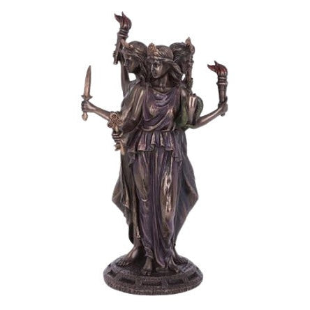 Zennatural_Hécate, A Deusa da Magia – Bronze 21 cm