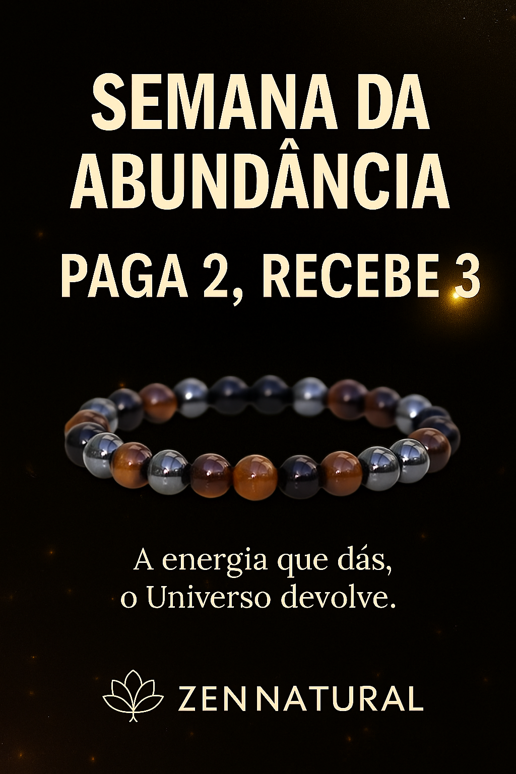 Compre 2 Pulseiras Tripla Proteção 6mm e Receba 1 Grátis! 🛡✨