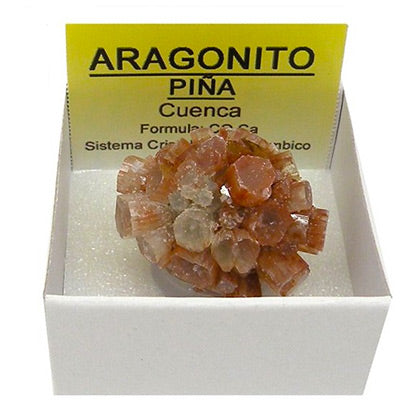 Pedra Aragonite - 4X4 | Unidade | Caixinha 4 X 4 cm - ZenNatural