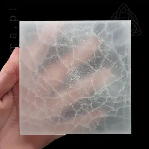 Base Energizadora de Selenite – Quadrada 12 cm
