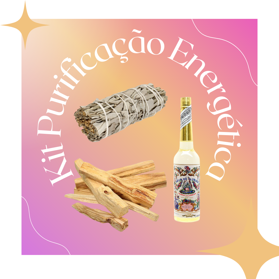 🔮 Kit Purificação Energética com Água Florida – Limpeza e Proteção Espiritual! 🔮