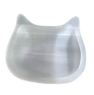 Taça de Selenite – Gato 11/12 cm