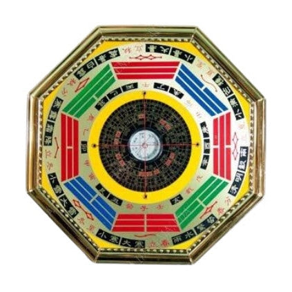 ZeNatural_Ba-guá - Bússola Multicor 19 CM