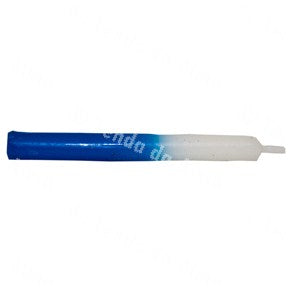 Vela - Branca e Azul | 1 Unidade | 15 cm X 15 mm - ZenNatural