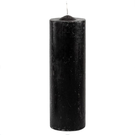 Vela de 7 Dias - Preta | Unidade | 15 cm de altura X 5 cm de diâmetro - ZenNatural