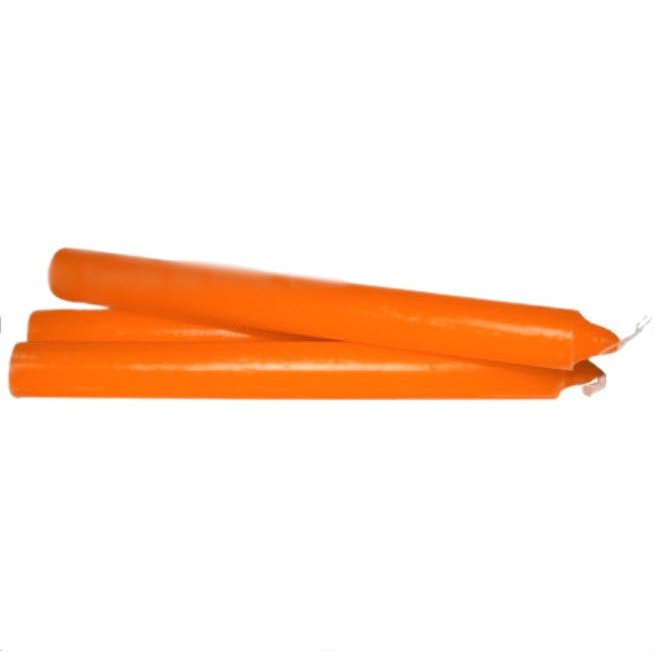 Conjunto de Velas de 20 cm (Peso 1KG) -  Laranja | 19/20 velas - ZenNatural