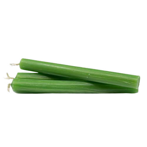 Conjunto de Velas de 15 cm (Peso 1KG) -  Verde | 38/40 velas - ZenNatural