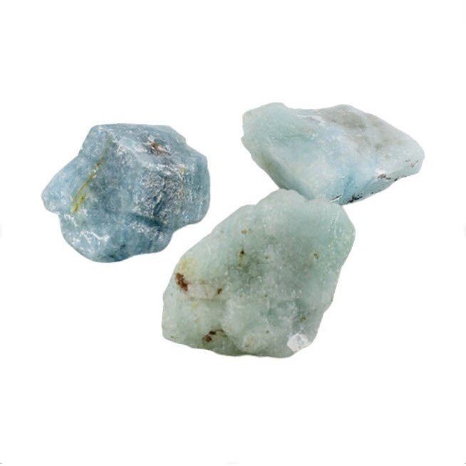 Água Marinha em Bruto - 3 CM | Unidade |  Tamanho: Aprox. 3 cm - ZenNatural