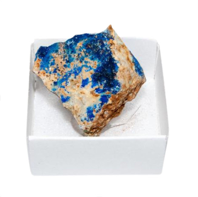 Azurita - 4X4 | Unidade |  Tamanho: Caixinha de 4 X 4 cm - ZenNatural
