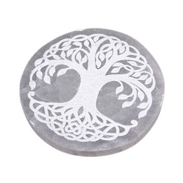 ZenNatural_Base de Selenite Árvore da Vida 10 cm (LS-73827)