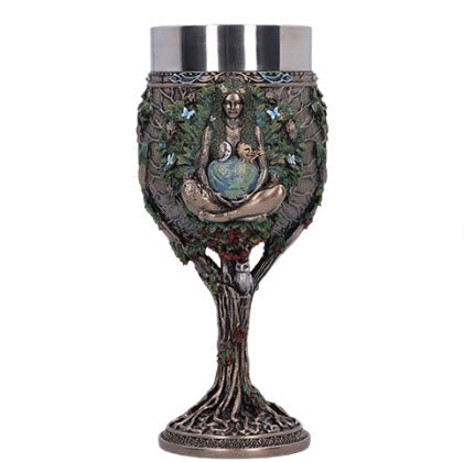 ZenNatural_Cálice – Mãe Terra, Gaia – 20 cm