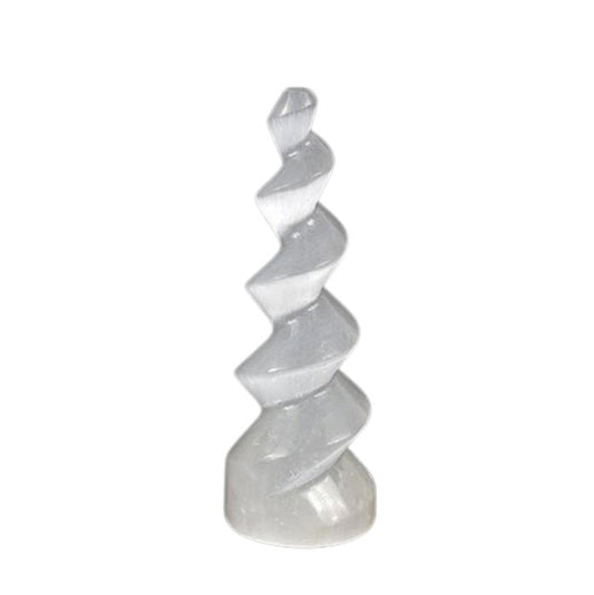 Espiral de Selenite | 1 Unidade | 13/15 cm - ZenNatural