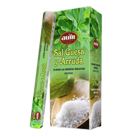 ZenNatural_Incenso – Sal Grosso e Arruda (CAIXA HEX)