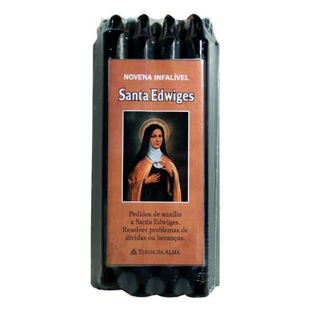 VELA Novena - Santa Edwiges 1 Pack com 9 Velas - ZenNatural