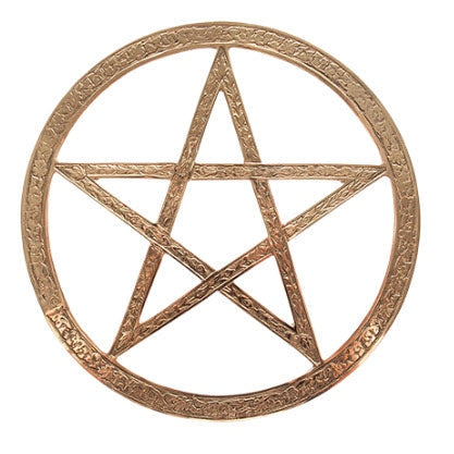 ZenNatural_Pentagrama em Latão – 25 cm