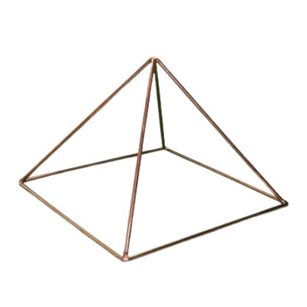 ZenNatural_Pirâmide Energética 20 CM – Cor Cobre