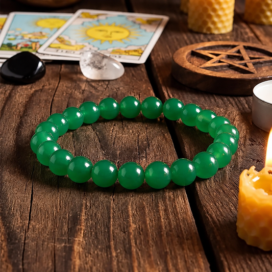 Pulseira Esmeralda – Esferas 8 mm