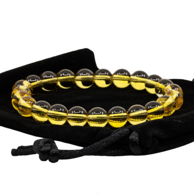 ZenNatural_Pulseira de Citrino - Esferas 8 mm