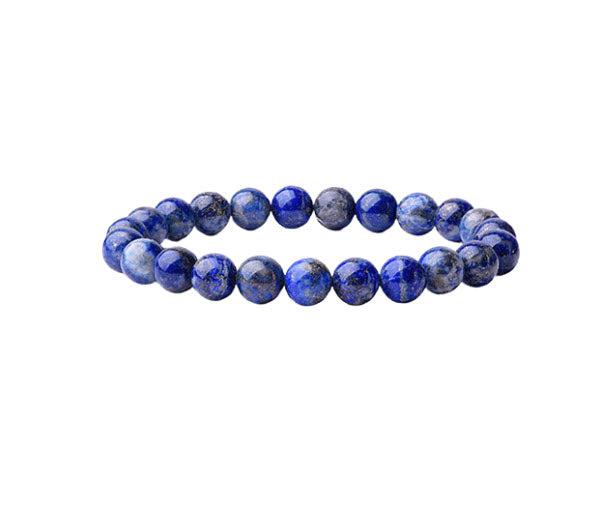 ZenNatural_Pulseira de Lápis Lazuli - Esferas 8 mm
