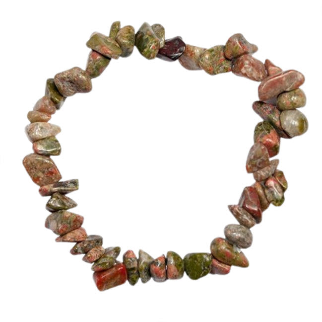 ZenNatural_Pulseira de Unakite - Chip