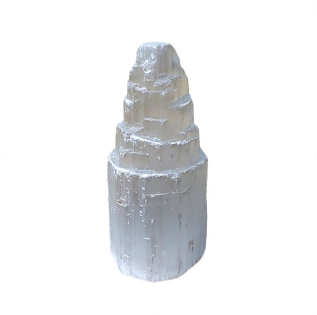 Torre de Selenite - 10 cm | Unidade - ZenNatural