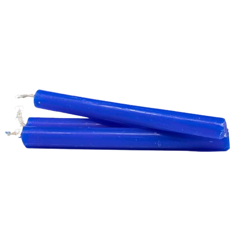 Vela 15X15 - Azul | 1 Unidade | 15 cm X 15 mm - ZenNatural