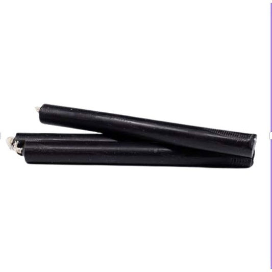 Vela 15X15 - Preta | 1 Unidade | 15 cm X 15 mm - ZenNatural