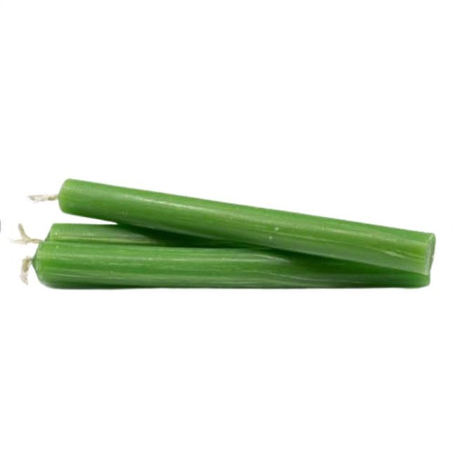 Vela 15X15 - Verde | 1 Unidade | 15 cm X 15 mm - ZenNatural