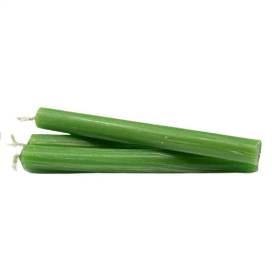 Vela 15X15 - Verde | 1 Unidade | 15 cm X 15 mm - ZenNatural