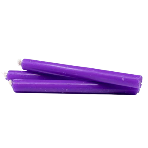 Conjunto de Velas de 15 cm (Peso 1KG) -  Violeta  | 38/40 velas - ZenNatural