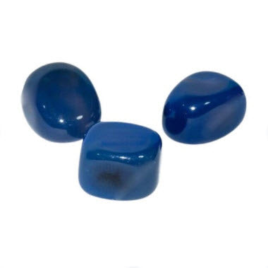 Ágata Azul de Bolso | Unidade | Tamanho: Aprox. 2 cm - ZenNatural