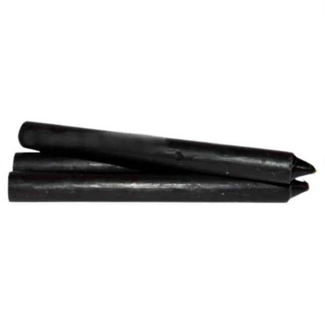 Vela de 20 cm - Preta | 1 Unidade |  20 cm de altura X 20 mm - ZenNatural