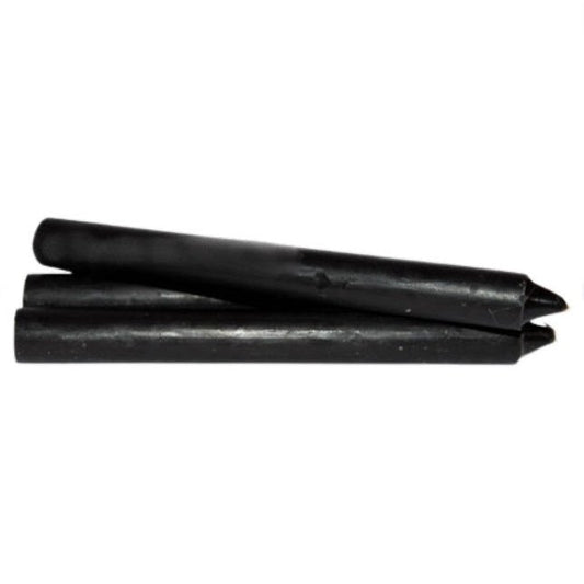 Vela de 20 cm - Preta | 1 Unidade |  20 cm de altura X 20 mm - ZenNatural