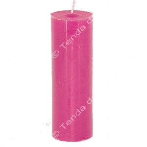 Vela de 7 Dias - Rosa | Unidade | 15 cm de altura X 5 cm de diâmetro - ZenNatural