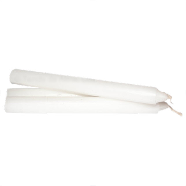 Vela de 20 cm - Branca | 1 Unidade |  20 cm de altura X 20 mm - ZenNatural